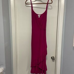 Ava & Viv Fuchsia High Low Dress